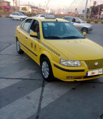 تاکسی سمند LX EF7 گازسوز، مدل ۱۳۹۶