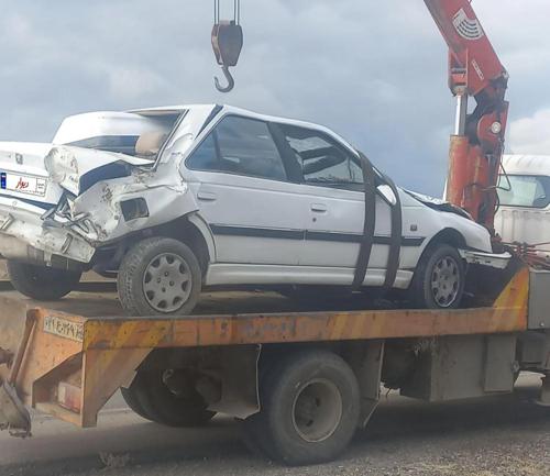 پژو پارس ساده، مدل ۱۳۹۳ تصادف