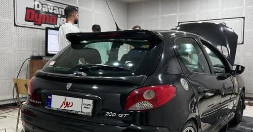 پژو 206 لوازمی 190hp