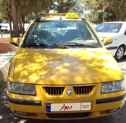تاکسی سمند LX EF7 گازسوز، مدل 93