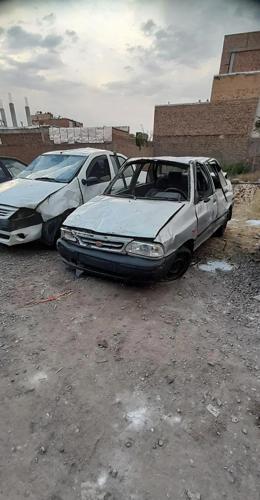 پراید دوگانه کارخانه مدل ۱۳۸۸تصادفی