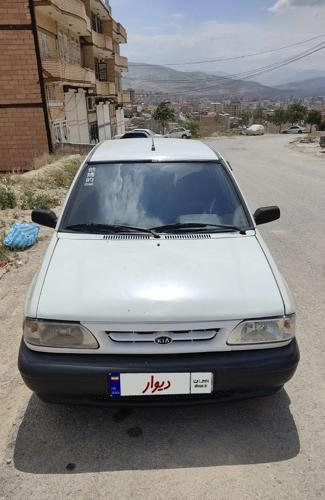 پراید مدل ۱۳۸۱ بدون رنگ