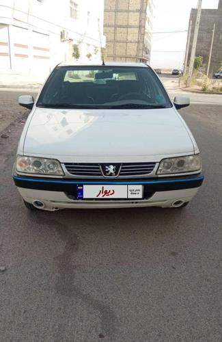 پژو 405 SLX سفید کارمندی