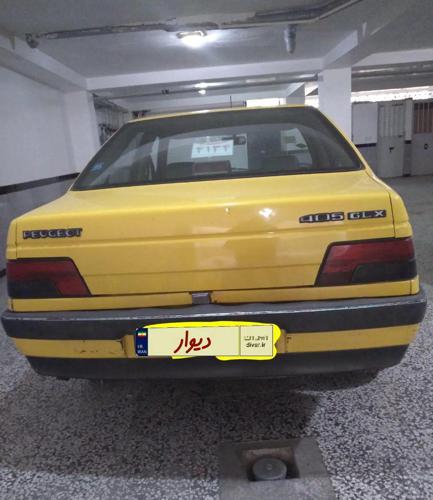 تاکسی پژو 405 GLX - دوگانه سوز CNG، مدل ۱۳۸۷