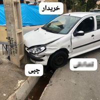 پژو 206 معاوضه با تصادفی چپی