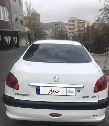 پژو 206 SD V8، مدل ۱۳۹۰