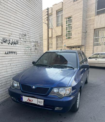 پراید ١١١ se  ابی کاربنی