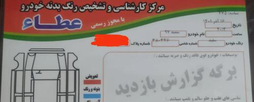 سمند LX ساده، مدل ۱۳۹۷بدون نقطه