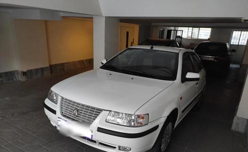 سمند lx ef7 1400 بنزینی سفید بی رنگ