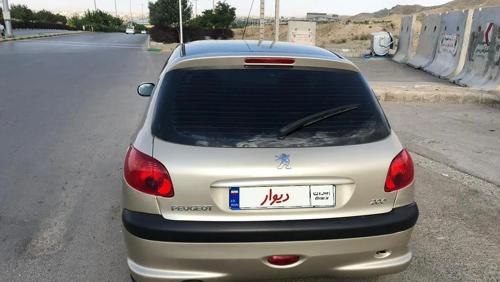 پژو 206 در حد تمیز شاسی پلمپ موتوری بشرط
