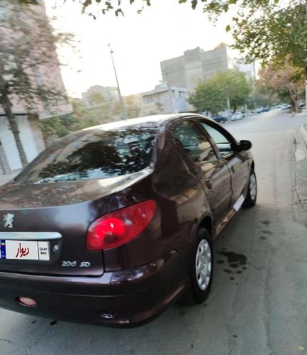 پژو 206 SD V8، مدل ۱۳۸۹