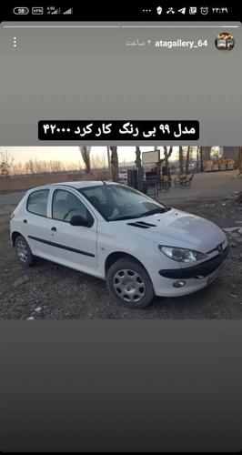 پژو 206 تیپ ۲، مدل ۱۳۹۹ کار کرد 40هزار