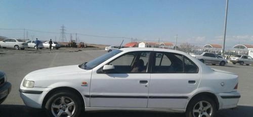 سمند LX EF7 گازسوز، مدل ۱۳۹۰ سفید خیلی سالم