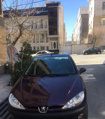 خودرو ۲۰۶v8 مدل ۹۵ بی رنگ